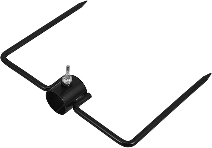 Iron Craft Ground Spike for Flag Pole and Umbrella Stand Sturdy Yard Anchor for Outdoor Use