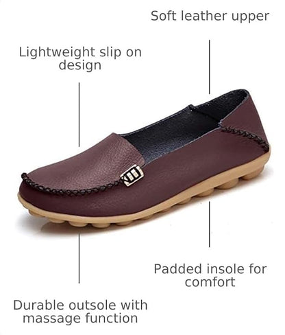 VenusCelia Women's Natural Comfort Walking Flat Loafer.