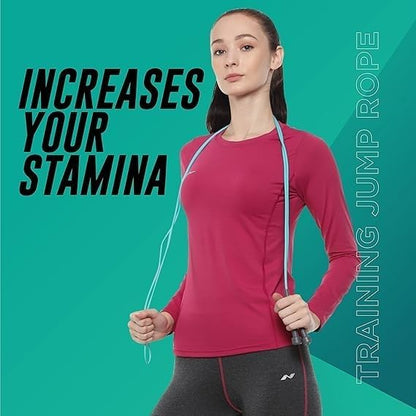 Skipping Rope for Men, Women & Children, Jump Rope for Exercise, for Workout & Weight Loss, Exercise Rope, Skipping Rope for Training, Sports Fitness Gym