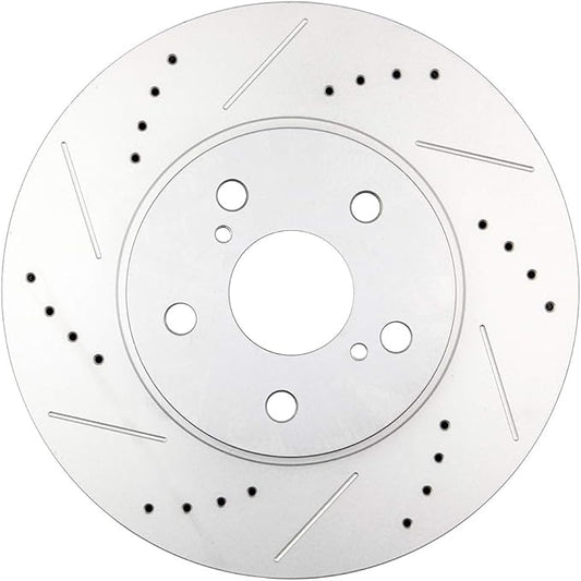 ECCPP Brake Kits FRONT 296mm Vented DS 5 Lug 2Brake Rotors Fit For Toyota;For Lexus