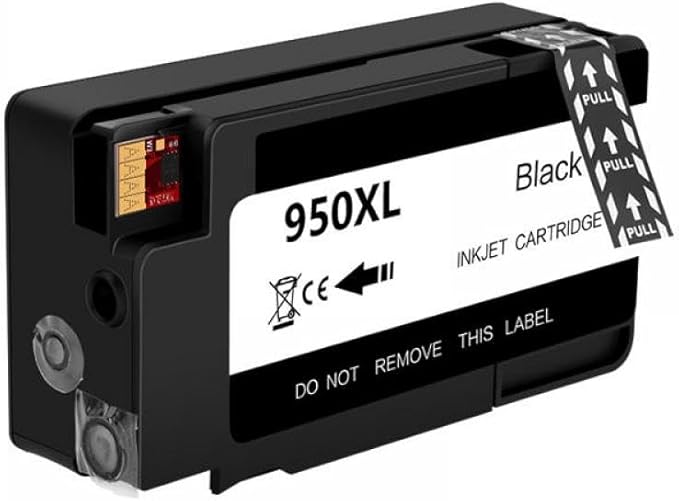 Compatible Ink Cartridge for 950 951 950XL 951XL for Officejet Pro 8100 8600 8630 251dw 276dw Printers(Black)