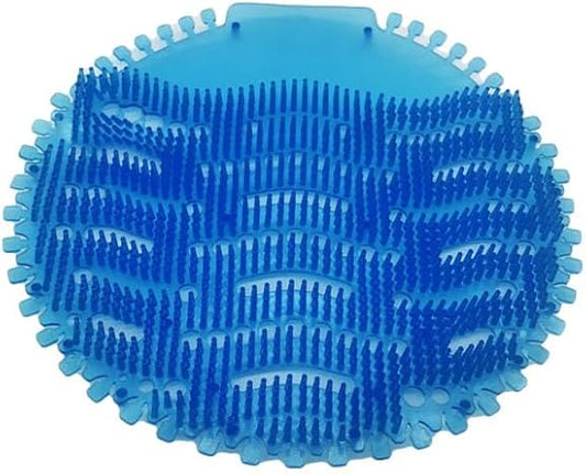 Urinal Screen Deodorizer Mat, Blue, Wave Pattern Design with Splash Reduction (Blue)