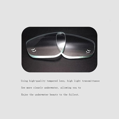 Diving Goggles Snorkeling Diving Diving Goggles Large Frame HD Adult Men and Women Snorkeling Swimming Snorkel Diving Equipment Tempered Glasses Diving Anti-Fog Snorkeling