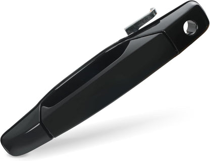 Black Exterior Door Handle Front Left Driver Side Compatible with 2007-2014 Chevy Silverado Suburban Avalanche Tahoe, GMC Sierra Yukon, Cadillac Escalade Replaces 15915149, 20828258, 22738721