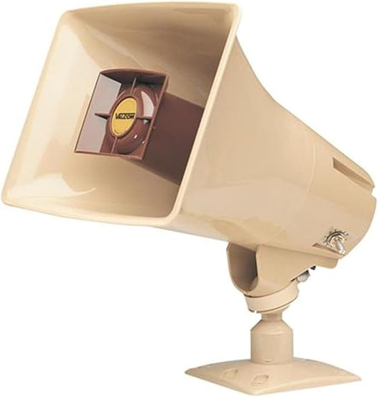 Valcom 5 Watt 1 Way Paging Horn - Beige (V-1030C)