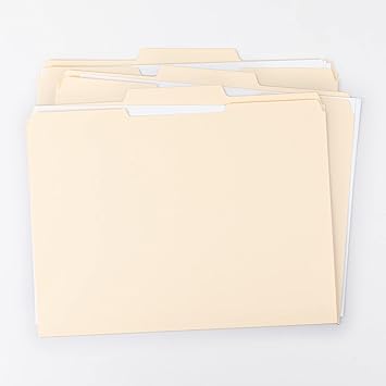 Smead File Folder, Reinforced 13-Cut Tab, Letter Size, Manila, 45 Per Box (10438)