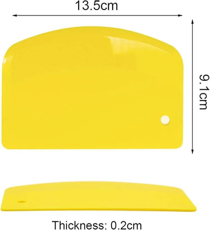 1PC Cream Spatula DIY Pastry Cutters Dough Scraper Cake Cutter Pastry Baking Tool Kitchen Accessories (Color : Green)