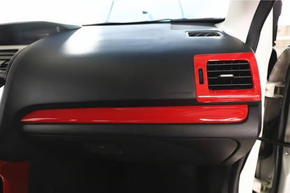 Dashboard Edge Cover Trim – Red ABS Plastic Interior Decoration for 2013–2018 Forester