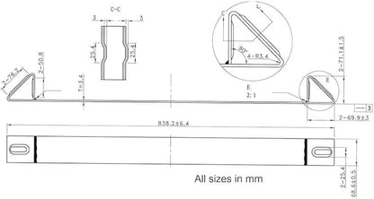 Mytee Products Coil rack, 33" long, 10 gauge steel Flatbed Trailer Steel Coils