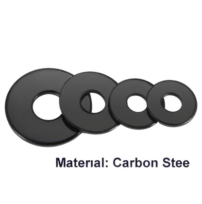 Qrity 20PCS Steel Flat Washer, Fender Washer, M12x24mm Washer, Metal Washers for Home Decoration and Factory Construction