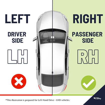 Driver Side Mirror Glass for 2009-2014 Tahoe Silverado Yukon Escalade Heated Signal Arrow with Backing Plate Left 25829662