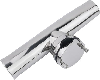 Stainless Steel Suitable for 32-50MM Pipe 360° Clamp Fishing Rod Holder 1-1/4'' to 2''Boat Accessories Marine