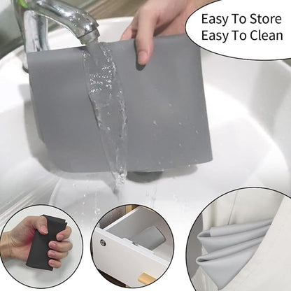 Silicone Mats for Crafts 2 Pack Large Silicone Craft Mat Nonstick Silicone Sheet for Resin Jewelry Casting DIY Art Nail Painting Mat Multipurpose Table Protector Mat Silicone Placemat, 15.75" x 11.81"