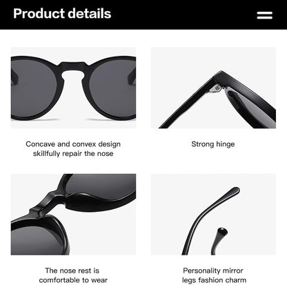 Vintage Polarized Sunglasses for Men Women Round Retro Classic Fashion Eyewear UV400 Protection Sun Glasse