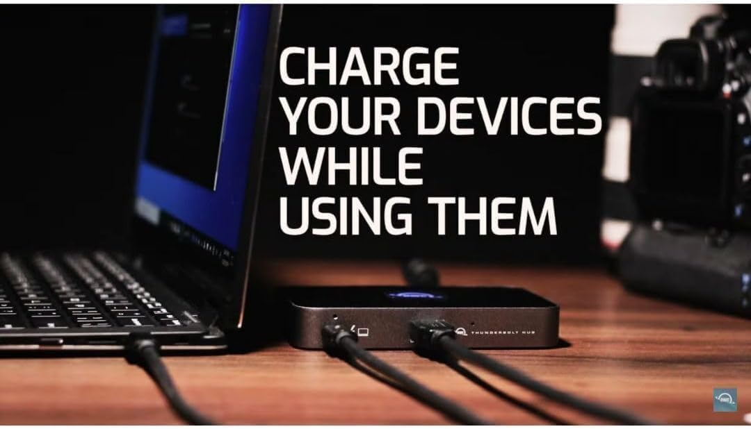 OWC Thunderbolt Hub Docking Station, Grey/Black, Thunderbolt 4, USB-A