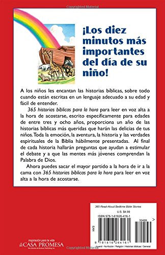 365 historias bAblicas para la hora de dormir: con mAs de 100 ilustraciones (Spanish Edition)