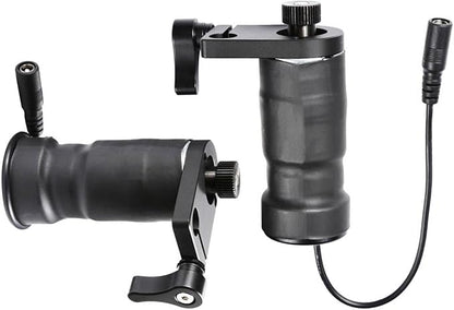 Vidpro MH-430 Motorized Pan & Tilt Gimbal Head - Complete Set Includes Joystick Cables Adapter and Carrying Case - Remote Control Pan Tilt and Rotate DLSR Camcorder Video Equipment Compatible