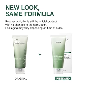 ANUA Heartleaf Quercetinol Pore Deep Cleansing Foam, Facial Cleanser, for Double Cleansing, BHA, Hyaluronic Acid, Glycerin, Face Wash, Blackhead Remover, Korean Skincare (150ml5.07 fl.oz.)