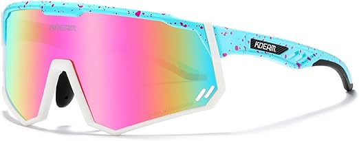 Sports Polarized Sunglasses Men Women,UV400 Cycling Glasses Windproof Goggles for Driving Running Golf Eyewear