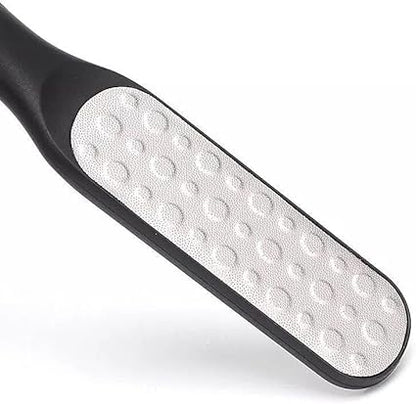 2-Pack Foot Files Callus Remover Stainless Steel Foot Rasp Double Sided Foot File Professional Scrubber Pedicure Tools for Foot Care