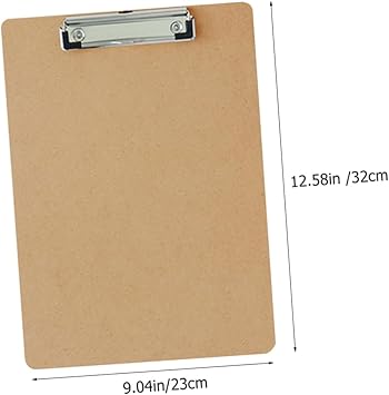 COHEALI 5pcs A4 Writing Clipboard Multi Function Office File Folder Clip Board Vertical Design for Conference and Home Office Use Paper File Clip