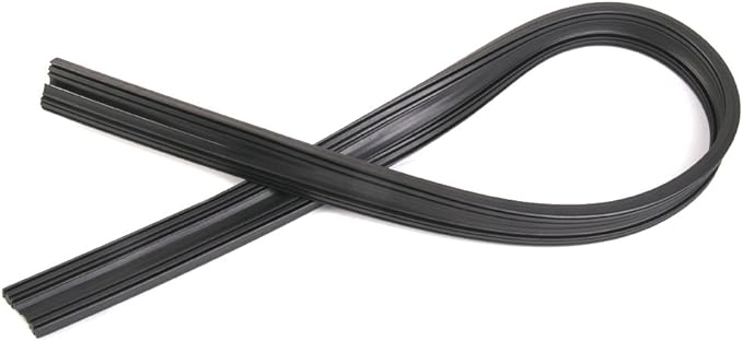 Universal Frameless Wiper Blade Rubber Strips Replacement Refill 6mm 28" Pack of 2