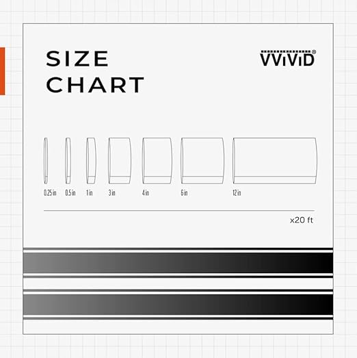 VViViD Black Matte Air-Release Adhesive Vinyl Tape Roll (4 Inch x 20ft)