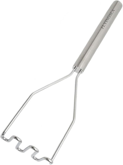 Small Potato Masher Small Masher,Professional 18-8 Stainless Steel Potato Masher. Vegetable Masher,Cooking And Kitchen Tools.