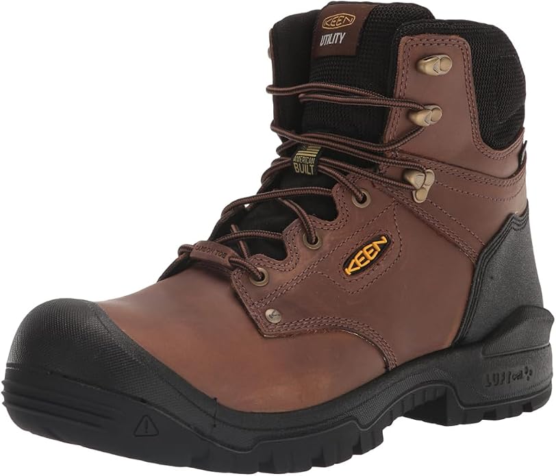 Size 12D, KEEN Utility Men's Independence 6" Leather Waterproof Composite Toe Work Boot