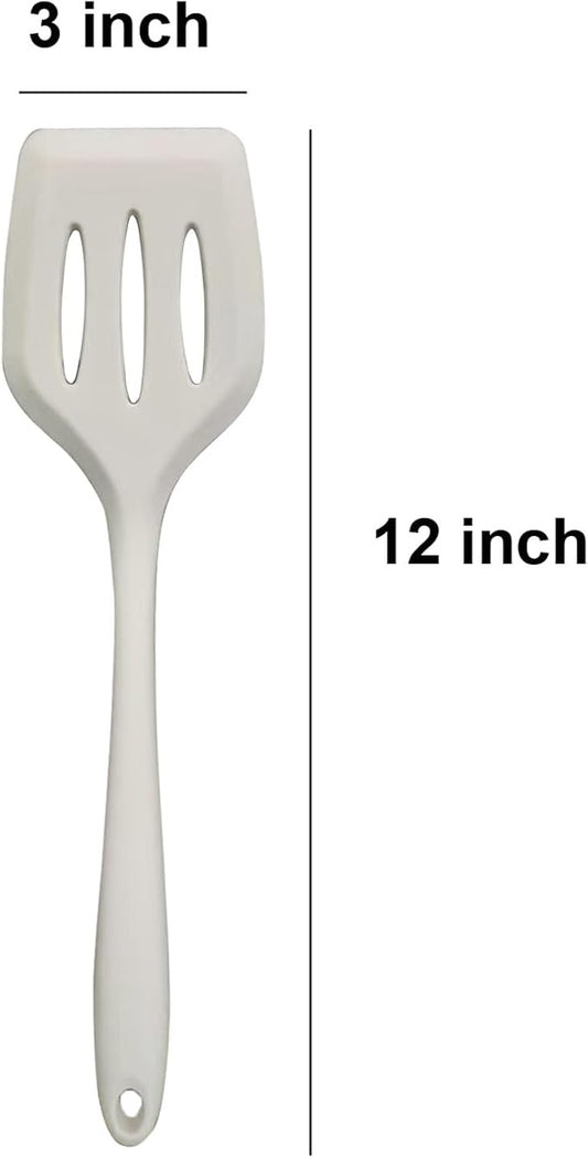 Slotted Turner Spatula, Gray