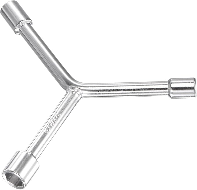 uxcell Y Type 3 Way Hex Socket Wrench, 8mm 10mm 12mm Combination Repair Spanner Tool, 3.5-inch