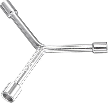 uxcell Y Type 3 Way Hex Socket Wrench, 8mm 10mm 12mm Combination Repair Spanner Tool, 3.5-inch