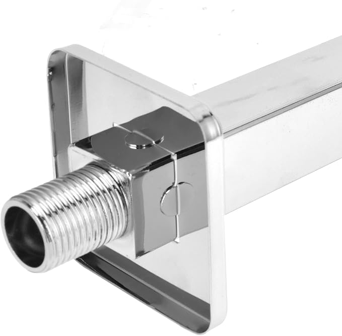 Shower Extension,G1/2in Stainless Steel Shower Head Extension Rod WallMounted Rainfall Shower Arm