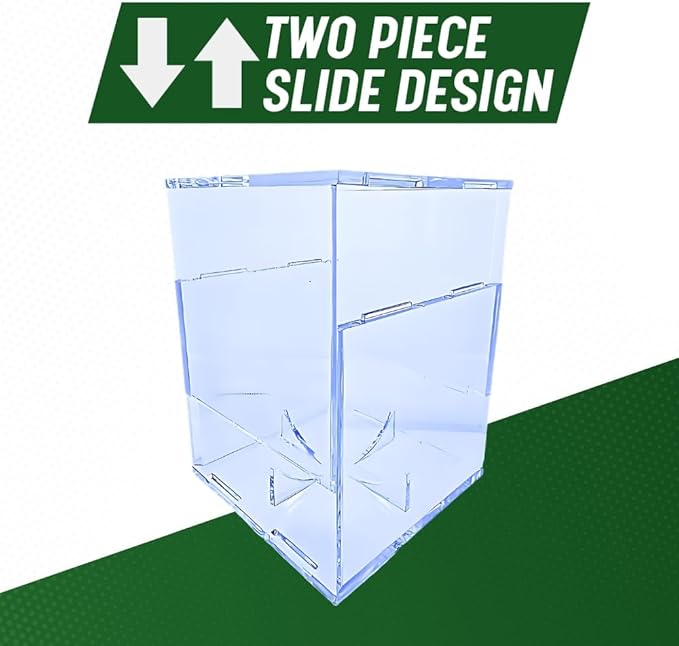 UV Protected Baseball Display Case  Acrylic Baseball Cube Clear Storage Case with UV Protection (1 UV Baseball Cube)