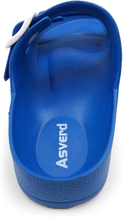 Asverd Kids Double Buckle Adjustable Arch Support Flat Sandals for Boys Girls ASKID068