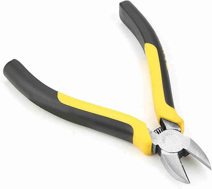 Wire Cutter 6 Inch Wire Cutter Micro Diagonal Pliers High Exactness Side Cutters Pliers for Cut Electronics, Wires Skidproof (TU-206)