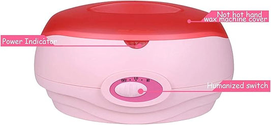 Wax Warmer, Portable Electric Hair Removal Kit, Adjustable Wax Heater Accessories with Heat Insulation Board, Hot Wax Machine