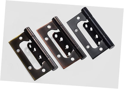 Stainless Steel Spring Hinges for Kitchen Cabinet Doors Heavy Duty Load Capacity Design with Easy Installation Black Finish for Furniture Applications