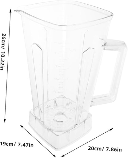 Reusable Blender Jug for Smoothies Juices Large Capacity Pitcher for Kitchen Party Drinks Versatile Use for Commercial Home Settings