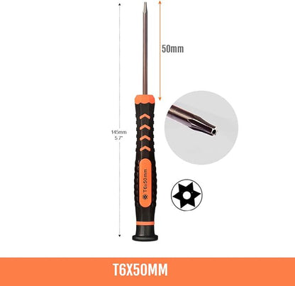 T6 Torx Security Screwdriver, TECKMAN Torx T6H Screwdriver for Apple Mac Mini, Oakley Juliet Sunglasses,Xbox Controller Mainboard,Pocket Knife and other Electronic Device Repair