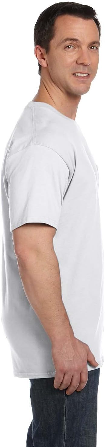 Cotton T-Shirt with Pocket by Hanes