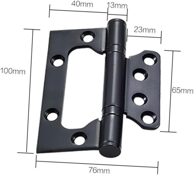 Stainless Steel Spring Hinges for Kitchen Cabinet Doors Heavy Duty Load Capacity Design with Easy Installation Black Finish for Furniture Applications