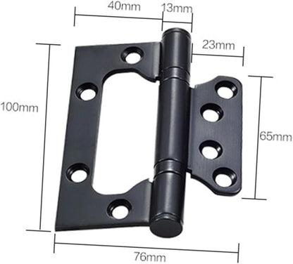 Stainless Steel Spring Hinges for Kitchen Cabinet Doors Heavy Duty Load Capacity Design with Easy Installation Black Finish for Furniture Applications