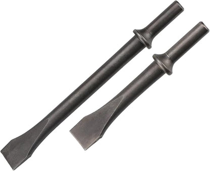 Air Chisel Head Hard Steel Solid Air Shovel Head Air Impact Hammer Bit Pneumatic Tool Accessoryies 150Y 190Y 250Y Cutting(4pcs 125mm Spring)