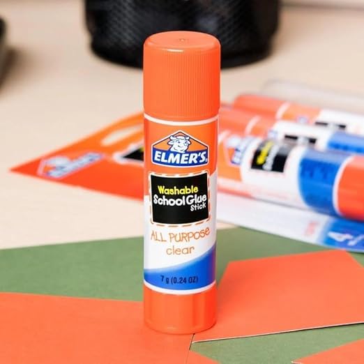 Elmers All Purpose Washable 7 Grams Clear School Glue Sticks (4 Pack)