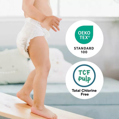 Kudos Chlorine Free Premium Diapers - Cotton-Lined - Size 5, 23 Count - 27+ lbs