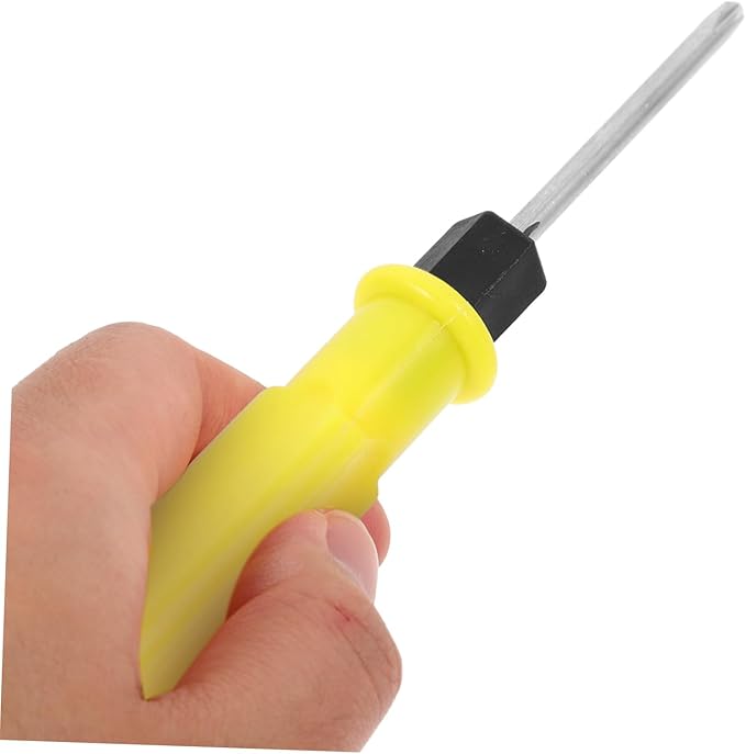 STOBAZA 1 Set Car Wheel Puncture Repair Kit with Plastic Screws Screwdriver Tire Repair for Small Nail Punctures for Cars Motorcycles