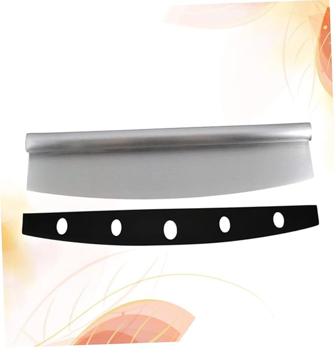 Pizza Cutter Rocker Style Slicer Food Grade Stainless Steel Easy to Clean Great for Kitchen Essentials and Baking Tools