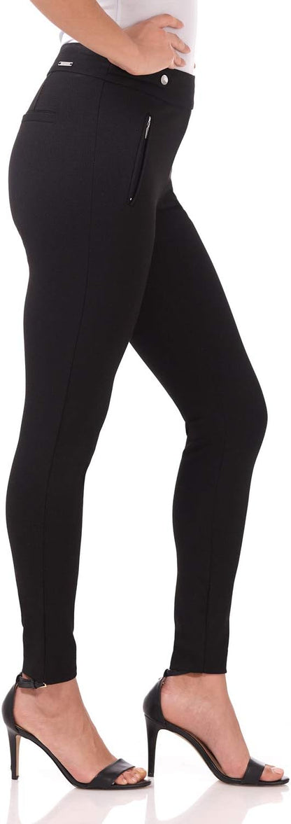 Size 6 Rekucci Womens Secret Figure Pull-On Stretchy Skinny Office Yoga Dress Pant in Regular/Tall/Petite Sizes