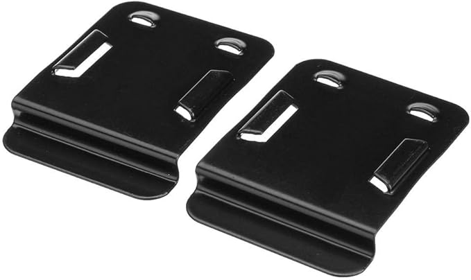 SGerste Metal Strut Thick Sponge Sleeve Guitar Display Bracket Wall Mount Hanger Holder (2pcs, Black)